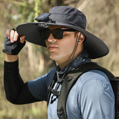 Solar Cooling Hat